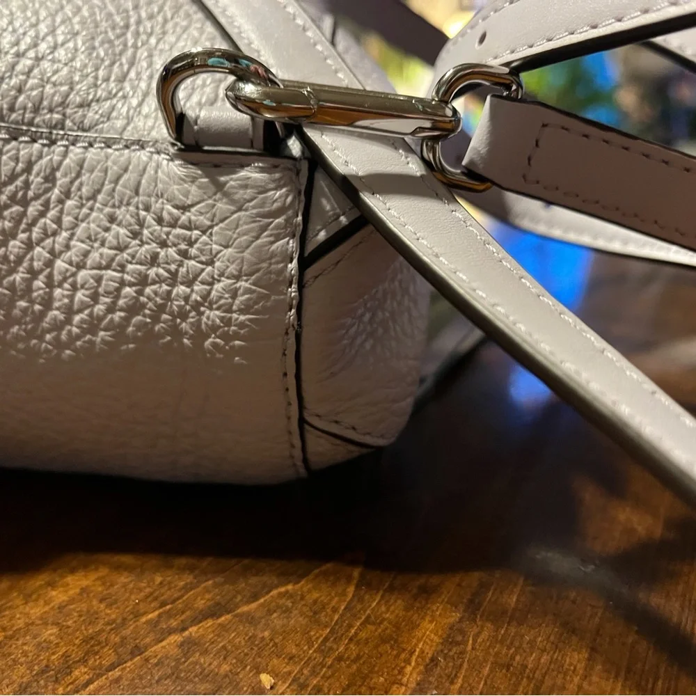 Michael KorsViv soft lilac mist Extra-small Pebbled Leather Mini Backpack - Picture 13 of 16